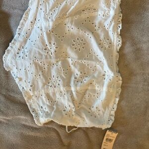 White Eyelet Lace Top